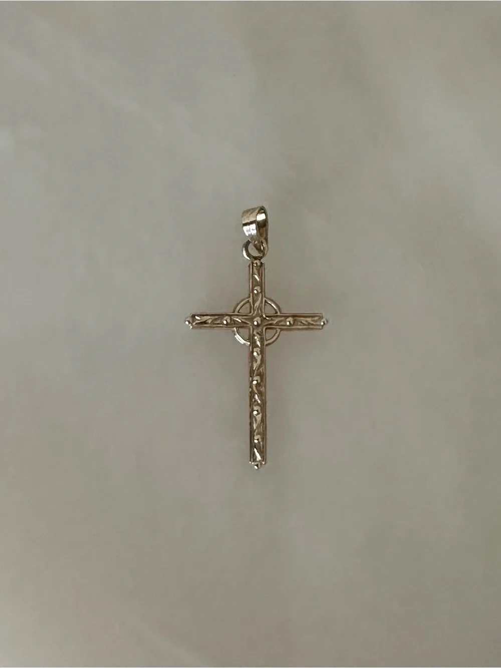 14k Solid Gold Cross - Picture 2 of 7